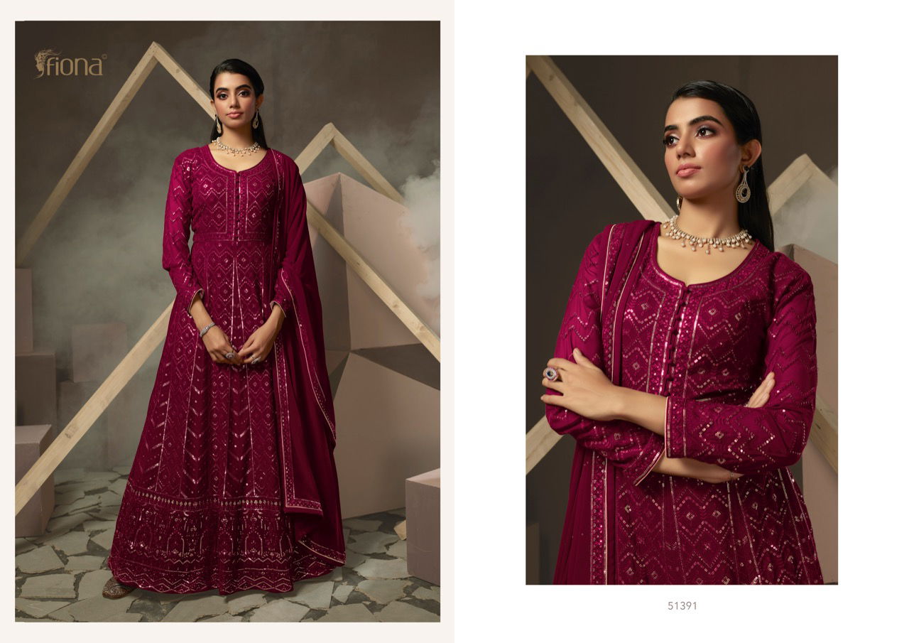 Fiona Shaheen Heavy Wedding Wear Wholesale Gown With Dupatta Catalog